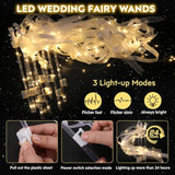 28pcs LED Wedding Wands with 3 Flashing Modes for Wedding & Party Send-Off