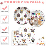 Cat Birthday Party Kit: 137-Piece Set for 20 Guests