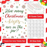 Christmas Guess How Many Kisses Game for Large Groups and Families