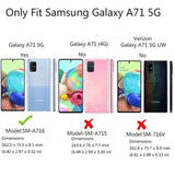 Battery Charger Case For Samsung Galaxy A71 5G, 5000Mah Backup Power Bank For Galaxy A71 5G Charging Case Portable Charger A71 5G External Battery Case Black