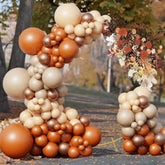 Double Stuffed Tan Terracotta Boho Balloon Arch Garland Kit Rustic Fall Party Decor