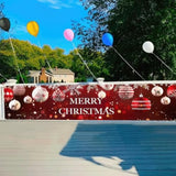 Merry Christmas Banner Christmas Backdrop 78 X 17 Inch Christmas Banner Decorations Christmas Ornament Outdoor Banner For Holiday Decorations Fence Cover Yard Sign Background Photography