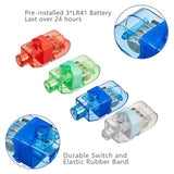 40Pcs Led Party Finger Lights For Kids With Screw-Secured, Led Finger Flashlight Light Up Finger Ring Toys For Party Favor, Halloween, Raves, Concert Shows