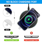 4-Pack Universal Phone Tether Tabs Transparent PVC Lanyard for Smartphones