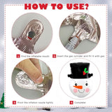3pcs 22 Inch Christmas Snowman Mylar Balloons Party Decorations Supplies