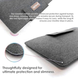 Kado 15.6 Inch Portable Monitor Case Sleeve Bag Made for Sceptre Kado MNN KYY InnoView Yxk ForHelp AYY VisionOwl Yodoit Uperfect ViewSonic ASUS Dell Lenovo 15.6" Portable Display Monitors 15.55"x9.25"