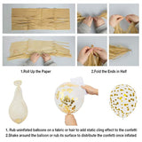 Rose Gold Birthday Party Decorations Kit, Confetti Foil Rose Gold Ball