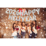 16inch Silver 2026 Happy New Year Foil Balloons Party Decor