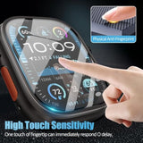 3 Pack Screen Protector For Apple Watch Ultra 2 49Mm Tempered Glass,Easy And Quick Installation With Auto Alignment,Waterproof Hd Screen Protector For Iwatch Ultra 3/Ultra 2/Ultra 49Mm