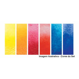 Daniel Smith Watercolor, 5ml Tubes, Essential Mixing Set with 6 Essential Watercolor Tubes, 1oz Watercolor Ground, Mixing Guide, Plastic Case (Total 9 Pieces) 285610117
