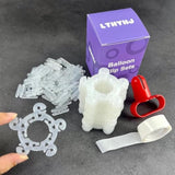 80 Balloon Clips, 100 Glue Dots & Tie Connector for Wedding Party Arch Tool