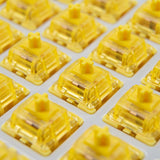 Phantom Yellow Keyboard Switches, Rgb Led Linear 50Gf Key Switches For Mx Mechanical Keyboard (Yellow, 110Pcs)