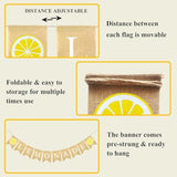 Lemonade Burlap Banner Rustic Lemon Stand Party Supplies, Garland Lemon Theme Baby Shower Birthday Party Decorations Lemonade Photo Stand Backdrop