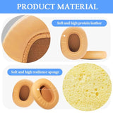 Replacement Ear Pads For Skullcandy Crusher Wireless/Crusher Anc/Crusher Evo,Hesh Anc/Hesh Evo/Hesh 3,Venue Anc Headphones,Crusher Evo Headphone Earpad Ear Cushions With Protein Leather(Brown)