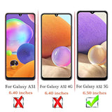 (3 Pack) Compatible For Samsung Galaxy A32 5G Screen Protector Tempered Glass, Touch Sensitive,Case Friendly, 9H Hardness