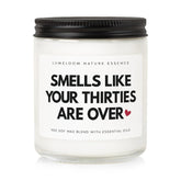 Funny 40Th Birthday Gifts For Women, Men, 9Oz Lavender Scented Soy Wax Candle, 1986, 40Th Birthday Decorations For Women, Men, 40 Year Old Gifts For Wife, Husband, Sister, Daughter, Her, Him