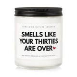 Funny 40Th Birthday Gifts For Women, Men, 9Oz Lavender Scented Soy Wax Candle, 1986, 40Th Birthday Decorations For Women, Men, 40 Year Old Gifts For Wife, Husband, Sister, Daughter, Her, Him
