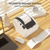 Receipt Printer, Thermal Receipt Printer Works With Windows Mac Chromebook Linux Cash Drawer, Usb/Ethernet Port 80Mm Printer For Pos, High-Speed Auto-Cutter Wall Mount, Esc/Pos, Itpp047