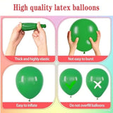 Pizza Party Balloon Arch Kit: Red, Green & Checkered Balloons