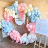Pink & Blue Balloon Garland Kit: 120pcs Gender Reveal Arch