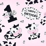 24 Pieces Cow First Birthday Decorations - Holy Cow Im One Centerpiece