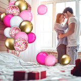 129 Pieces Valentine'S Day Balloon Arch Kit Include Latex Balloons Con