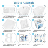 137pcs Baby Blue Balloon Garland Kit with Baby Boxes for Boy Baby Shower Birthday Party