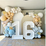 Double Stuffed Peach Balloon Garland Kit: DIY Party Decorations