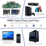 Upgraded Version 7'' Raspberry Pi Screen Hdmi Monitor 800X480 Lcd Screen Mini Small Monitor For Raspberry Pi 4/3/2/Zero/B/B+ Win11/10/8/7 (Non-Touch), Dual Speakers, Driver Free