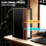 Case For Samsug Galaxy Tab A9+ Plus 11 Inch 2024(Smx210/X216/X218), Pu Leather Folio Cover With Multiangle Stand//Pen Holder, Auto Wake/Sleep Case For Galaxy A9+ 11" Tablet (Black+Brown)