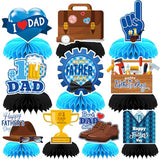 10Pcs Father's Day Honeycomb Centerpieces Table Decorations