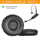 C400-Xt Ear Pads And 4Pcs Microphone Foam Kit Replacement - Ear Cushions Compatible With Vxi Blue Parrott C400-Xt Bluetooth Headset 204159 Model