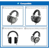 Soft Earpads Cushion Replacement Compatible With Beyerdynamic Dt770 Dt990 Dt770 Dt990 Pro Headphones Ear Pads With Comfortable Fabric And Memory Foam