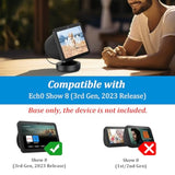 Battery Base For Show 8 (3Rd Gen) - 10000 Mah Portable Charger Stand, Tilt Function, Adjustable Charging Dock Station Compatible With Iphone Models & Sh?W 8 3Rd Generation (Black)