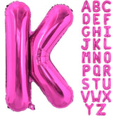 40 Inch Hot Pink Letter K Foil Balloon Alphabet Party Anniversary Wedding Decor