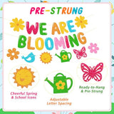 We Are Blooming Banner School Classroom Spring Party Decorations For Student Children Celebrating Spring Party Supplies
