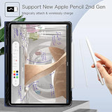 Fintie Folio Case for iPad Pro 12.9" 6th Generation 2022, Multi-Angle Smart St