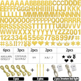 167Pcs Diy Glitter Customizable Banner Kit Custom Banner Happy Birthday Personalized Letter Banners Decor For Christmas Baby Shower Birthday Party Decorations Supplies(Glitter Gold?