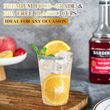 200 Pack 12 Oz Silver Rimmed Plastic Cups, Clear Plastic Cup 12 Ounce Tumblers, Heavy-Duty & Fancy Disposable Cups With Silver Rim For Wedding Cups Elegant Party