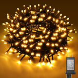 Christmas Tree Lights, 65Ft/20M 200 Led Christmas Lights Plug In, 8 Modes Waterproof Outdoor Christmas Lights For Outsid