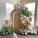 55pcs Double Stuffed Sage Green Balloon Garland Kit for Baby Shower & Parties