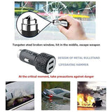 Bling Car Charger Accessories Set,Rhinestone Dual Usb Car Chargers + Bling 3 In1 Nylon Braided Charging Cable,Bling Crystal Decoration Car Accessories Kits For Girl And Women (Black)