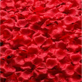 3200 Pcs Artificial Fake Pink Rose Petals For Wedding, Romantic Night For Her/Him Set, Engagement, Flower Decorations, Event, Party, In Bulk (Red, 3200Pcs)