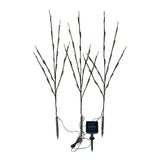 60 Leds Solar Powered Artificial Branch Lights Twig Lights Lighted Willow Branch For Christmas Thanksgiving Home Party D