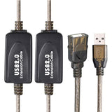 75 Ft Usb Extension Cable, Usb 2.0 Type A Male To A Female Active Repeater Extension Cable 75 Ft, High Speed 480 Mbps