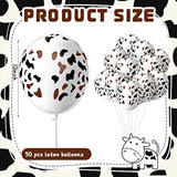 50 Pcs Cow Balloons Latex Funny Print Cow Farm Balloons For Wedding Birthday Party Supplies Decorations