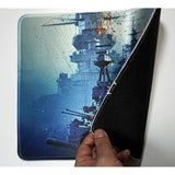 World Of Warship Gaming Mouse Pad Battleship 12X10 Inches Custom Mousepad Gaming Mat