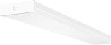 4FT LED Wraparound Light 40W 4400LM 4000K Flush Mount Garage Office Fixture