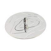 1Pcs Topper Scented Candles Cover Alloy Candle Toppers For Home Or Office Decoration, Beautiful And Retro, Silver