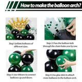 Green Happy Birthday Decorations for Men Banner Fringe Balloons Kit for Milestones